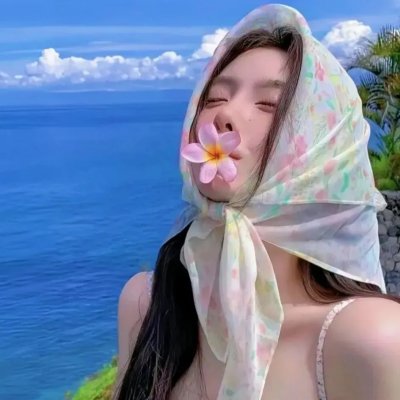 粉红火鹤的神秘凝视